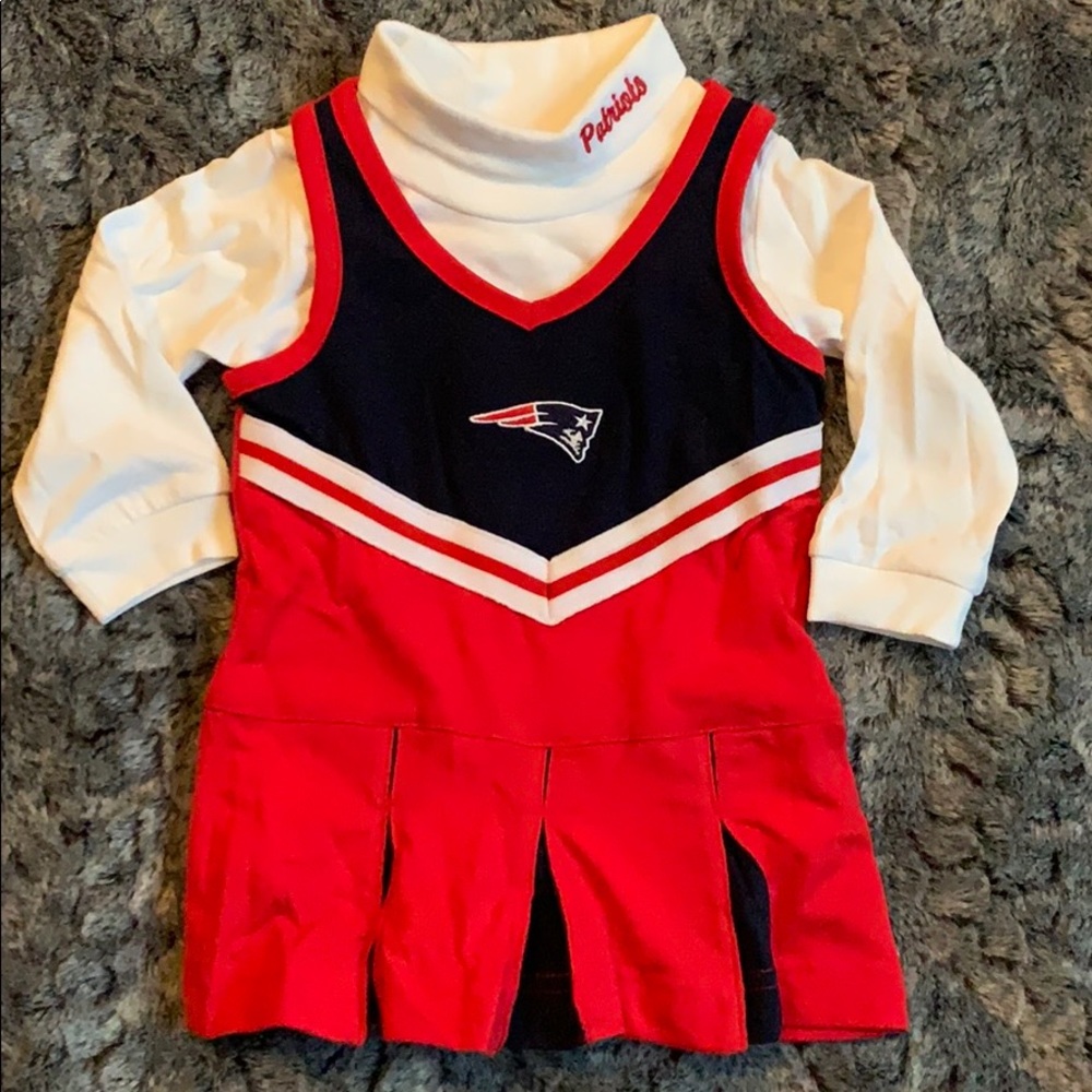 Baby Girls New England Patriots cheerleader outfit